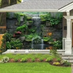 Landscape Plants Hanging Tapestry Wall Art Large Tapestry Mural Decor Photograph Backdrop Blanket Curtain Home Bedroom Living Room Decoration