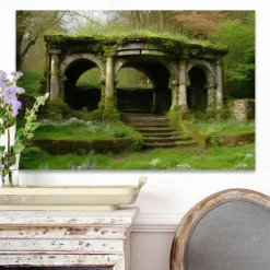 Landscape Wall Art Canvas Wonderful Tree Cave Prints and Posters Pictures Decorative Fabric Painting For Living Room Pictures No Frame