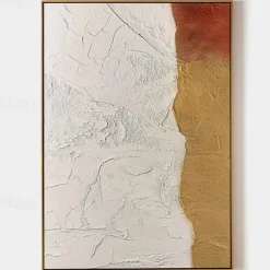 Large abstract brown Painting handmade Abstract oil painting hand painted Beige Painting handmade wabi sabi artwork oil painting Textured Oil Painting Beige Oil Painting Modern decor