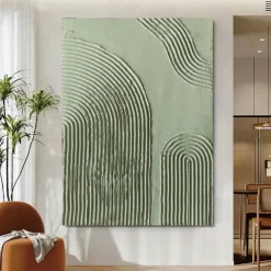 Large Beige And Gold Paintings On Canvas handmade White Textured Wall Art painting hand painted 3d Textured Abstract Painting Minimalist Art for Living Room Canvas Modern Art painting