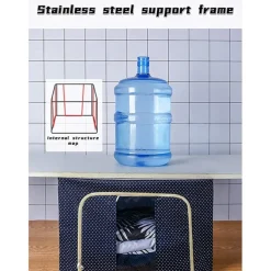 Large Capacity Clothes Storage Box Foldable Dustproof Closet Organizer Oxford Cloth Luggage Blanket Quilt Sorting Bag