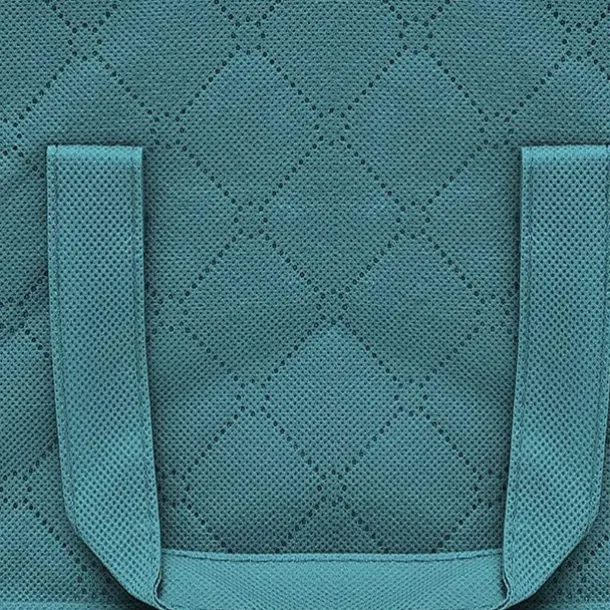 Large Capacity Clothes Storage Bag Organizer with Reinforced Handle Thick Fabric for Comforters Blankets Bedding Foldable with Sturdy Zipper 49X36X21cm 1PC