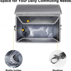 Large Capacity Shoulder Bag Bento Box - Insulated Lunch Bag for Outdoor Picnics, Teens, and Office Workers - Ideal for Schools, Classrooms, Cafeterias, and Back to School