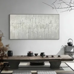 Large 3D Canvas Oil Painting handmade abstract painting handmade Wall Art Botanical Knife Painting Light Luxury oil painting for Living Room bedroom wall Decor