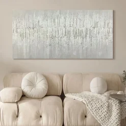 Large 3D Canvas Oil Painting handmade abstract painting handmade Wall Art Botanical Knife Painting Light Luxury oil painting for Living Room bedroom wall Decor