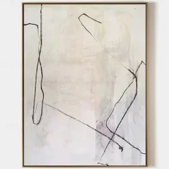 Large handmade Milimalist Abstract Painting Handmade Black Gray Minimalist Painting On Canvas hand painted Textured Painting Abstract Art painting black Gray abstract art painting