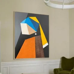 Large handmade Abstract Colorful Figurative Paintings On Canvas handmade Luxury Painting Picasso Style oil painting wall Art Textured Oil Acrylic Painting Wall Decor