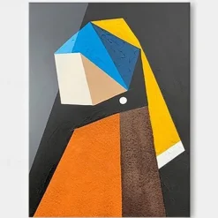 Large handmade Abstract Colorful Figurative Paintings On Canvas handmade Luxury Painting Picasso Style oil painting wall Art Textured Oil Acrylic Painting Wall Decor