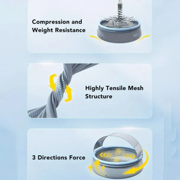 Large Inflatable Swimming Pool with Sunshade & Rain Shelter - Durable PVC Outdoor Luxury Water Park for Backyard, Garden, Summer Parties - Multiple Sizes (1-9 People) - No Pump Included, Luxury Pool D