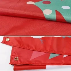 Large Merry Christmas Banner Xmas Decoration Snowman Christmas Tree Hanging Huge Sign Holiday Party Supplies Home Decor For Outdoor, Indoor, Yard, Garden, Porch, Lawn