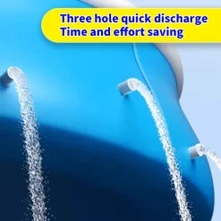 Large Round Pool, Available in Multiple Sizes, Foldable, Lightweight And Easy to Install, Portable And Storage-Friendly, Durable PVC Mesh Material with Quick-Drain Valve Design, Equipped with Multiple