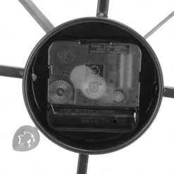 Large Wall Clock Roman Numeral Wall Clock Outdoor Garden Wall Clock Metal Square Skeleton Clock for Living Room Cafe Hotel Office Home Decor 58 cm