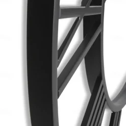 Large Wall Clocks for Home Decor Silent Non Ticking Decorative Metal Wall Clock Round Rustic Clock Battery Operated with Roman Numerals Clock for Living Room Kitchen Bedroom Office 40 50 60 70 cm