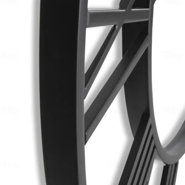 Large Wall Clocks for Home Decor Silent Non Ticking Decorative Metal Wall Clock Round Rustic Clock Battery Operated with Roman Numerals Clock for Living Room Kitchen Bedroom Office 40 50 60 70 cm