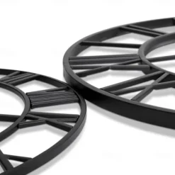 Large Wall Clocks for Home Decor Silent Non Ticking Decorative Metal Wall Clock Round Rustic Clock Battery Operated with Roman Numerals Clock for Living Room Kitchen Bedroom Office 40 50 60 70 cm