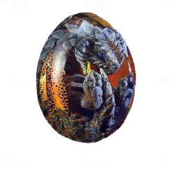 Lava Dragon Egg, Dream Crystal Transparent Dragon Egg, Dragon Egg Crystal, Dragon Statue Decor, Crystal Transparent Lava Dragon Egg Resin Handmade Sculpture Ornaments Souvenir