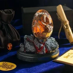 Lava Dragon Egg, Dream Crystal Transparent Dragon Egg, Dragon Egg Crystal, Dragon Statue Decor, Crystal Transparent Lava Dragon Egg Resin Handmade Sculpture Ornaments Souvenir
