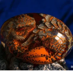 Lava Dragon Egg, Dream Crystal Transparent Dragon Egg, Dragon Egg Crystal, Dragon Statue Decor, Crystal Transparent Lava Dragon Egg Resin Handmade Sculpture Ornaments Souvenir
