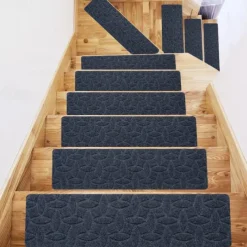 Leaf Carpet Stair Treads for Wooden Steps Stairs Carpet Tape Peel and Stick with Double Adhesive Tape