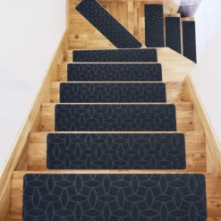 Leaf Carpet Stair Treads for Wooden Steps Stairs Carpet Tape Peel and Stick with Double Adhesive Tape