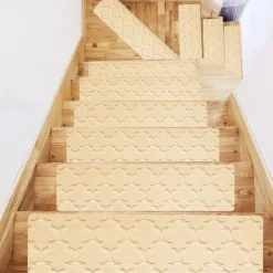 Leaf Carpet Stair Treads for Wooden Steps Stairs Carpet Tape Peel and Stick with Double Adhesive Tape