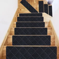 Leaf Carpet Stair Treads for Wooden Steps Stairs Carpet Tape Peel and Stick with Double Adhesive Tape