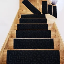 Leaf Carpet Stair Treads for Wooden Steps Stairs Carpet Tape Peel and Stick with Double Adhesive Tape