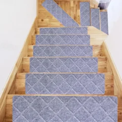 Leaf Carpet Stair Treads for Wooden Steps Stairs Carpet Tape Peel and Stick with Double Adhesive Tape