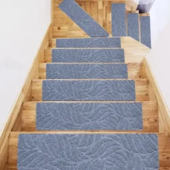 Leaf Carpet Stair Treads for Wooden Steps Stairs Carpet Tape Peel and Stick with Double Adhesive Tape