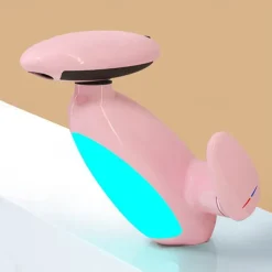 LED Bathroom Sink Faucet, Bathroom Faucet with Removable Sprayer, 4-in-1 Modern, Single Hole Bathroom Faucet, LED Light, Fountain Tap