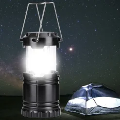LED Camping Lantern 30leds Outdoor Light Folding Portable Battery Powered LED Camping Tent Light for Outdoor Activities Camping Party Hiking Hurricane Emergency Power Outage Survival Kit