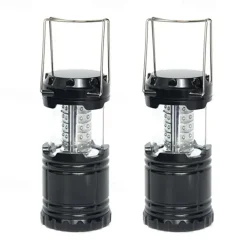 LED Camping Lantern 30leds Outdoor Light Folding Portable Battery Powered LED Camping Tent Light for Outdoor Activities Camping Party Hiking Hurricane Emergency Power Outage Survival Kit