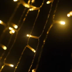 LED Christmas Tree Lights Christmas Waterfall Decoration Lights with Topper 350 LEDs 8 Modes Indoor Solar Outdoor String Lights for Yard Party Home Holiday Christmas Halloween Thanksgiving Day