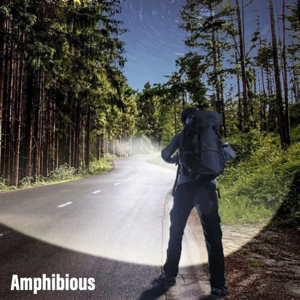 LED Flashlights Super Bright Diving Flashlight IP68 Highest Waterproof Rating Professional Diving Light Powered by 18650 Battery With Hand Rope