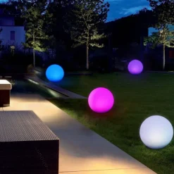 LED Floating Pool Lights 40cm Glowing Ball Inflatable Luminous Ball LED Ball Decorative Beach Ball For Outdoor Swimming Pool Pool Sports Equipment