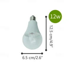 LED Grow Light Bulbs A19 Bulb Full Spectrum for Indoor Plant E26 Base 12W/15W Grow Bulb 100W Equivalent Grow Light for Indoor Plants Seed Starting 2Pack