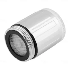 LED Light Water Faucet Tap Heads Temperature Sensor RGB Glow LED Shower Stream Bathroom Shower faucet 3 Color Changing