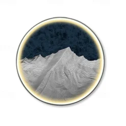 Led Painting Indoor Creative Modern Nordic Style Indoor Wall Lights Bedroom Dining Room Metal Wall Light IP20 110-120V 220-240V