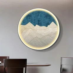 Led Painting Indoor Creative Modern Nordic Style Indoor Wall Lights Bedroom Dining Room Metal Wall Light IP20 110-120V 220-240V