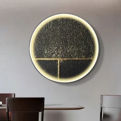 Led Painting Indoor Creative Modern Nordic Style Indoor Wall Lights Bedroom Dining Room Metal Wall Light IP20 110-120V 220-240V