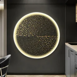 Led Painting Indoor Creative Modern Nordic Style Indoor Wall Lights Bedroom Dining Room Metal Wall Light IP20 110-120V 220-240V