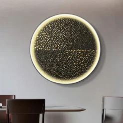 Led Painting Indoor Creative Modern Nordic Style Indoor Wall Lights Bedroom Dining Room Metal Wall Light IP20 110-120V 220-240V