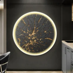 Led Painting Indoor Creative Modern Nordic Style Indoor Wall Lights Bedroom Dining Room Metal Wall Light IP20 110-120V 220-240V