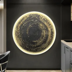 Led Painting Indoor Creative Modern Nordic Style Indoor Wall Lights Bedroom Dining Room Metal Wall Light IP20 110-120V 220-240V