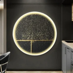 Led Painting Indoor Creative Modern Nordic Style Indoor Wall Lights Bedroom Dining Room Metal Wall Light IP20 110-120V 220-240V