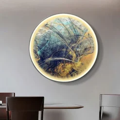 Led Painting Indoor Creative Modern Nordic Style Indoor Wall Lights Bedroom Dining Room Metal Wall Light IP20 110-120V 220-240V