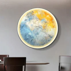 Led Painting Indoor Creative Modern Nordic Style Indoor Wall Lights Bedroom Dining Room Metal Wall Light IP20 110-120V 220-240V