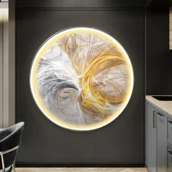 Led PaintingIndoor Creative Modern Nordic Style Indoor Wall Lights Bedroom Dining Room Metal Wall Light IP20 110-120V 220-240V