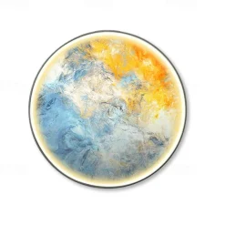 Led PaintingIndoor Creative Modern Nordic Style Indoor Wall Lights Bedroom Dining Room Metal Wall Light IP20 110-120V 220-240V