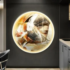 Led PaintingIndoor Creative Modern Nordic Style Indoor Wall Lights Bedroom Dining Room Metal Wall Light IP20 110-120V 220-240V